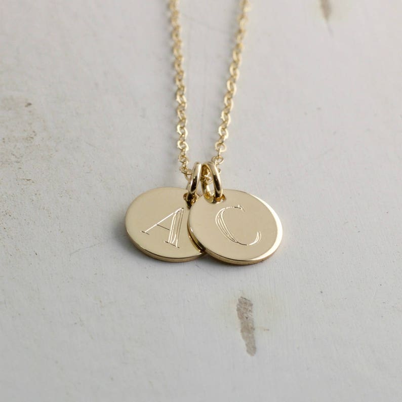 14k Gold Initial Pendant Necklace 14k Gold Charm Initial Etsy 14k gold initial pendant necklace 14k gold charm initial etsy