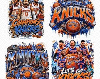 8 Knicks Basketball PNG, Basketball Fan Shirt Design, Game Day Shirt PNG, Basketball Sublimation, Sports Lover PNG, Digital Download