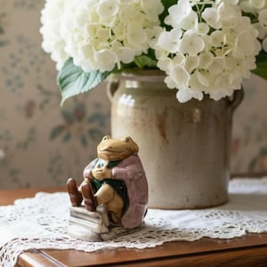 Beatrix Potter Mr Jackson Frog Figurine Beswick England 1974 Tale Jeremy Fisher