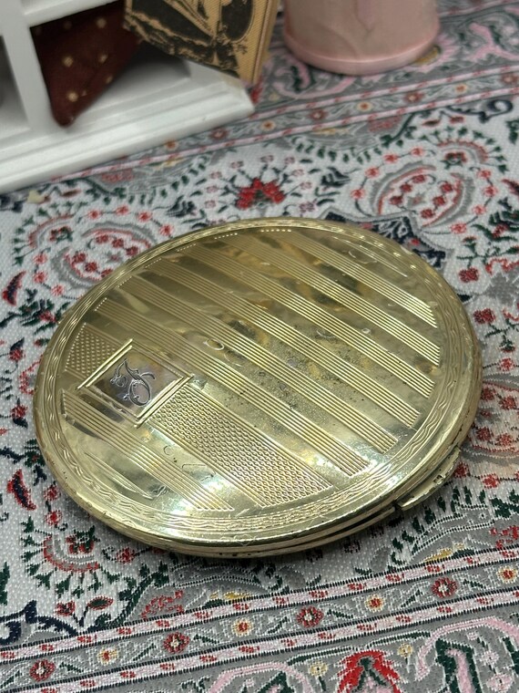 Solid Sterling Silver Kigu Powder Compact | Hallm… - image 3