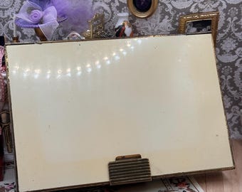 Estojo de toucador vintage L.S. Mayer LSM ‘Elma’ Art Déco grande, década de 1930