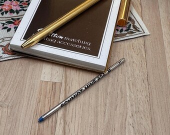 Refil para caneta esferográfica Stratton Notebook – Schmidt 628 Mini – Tinta preta ou azul – Refil de reposição