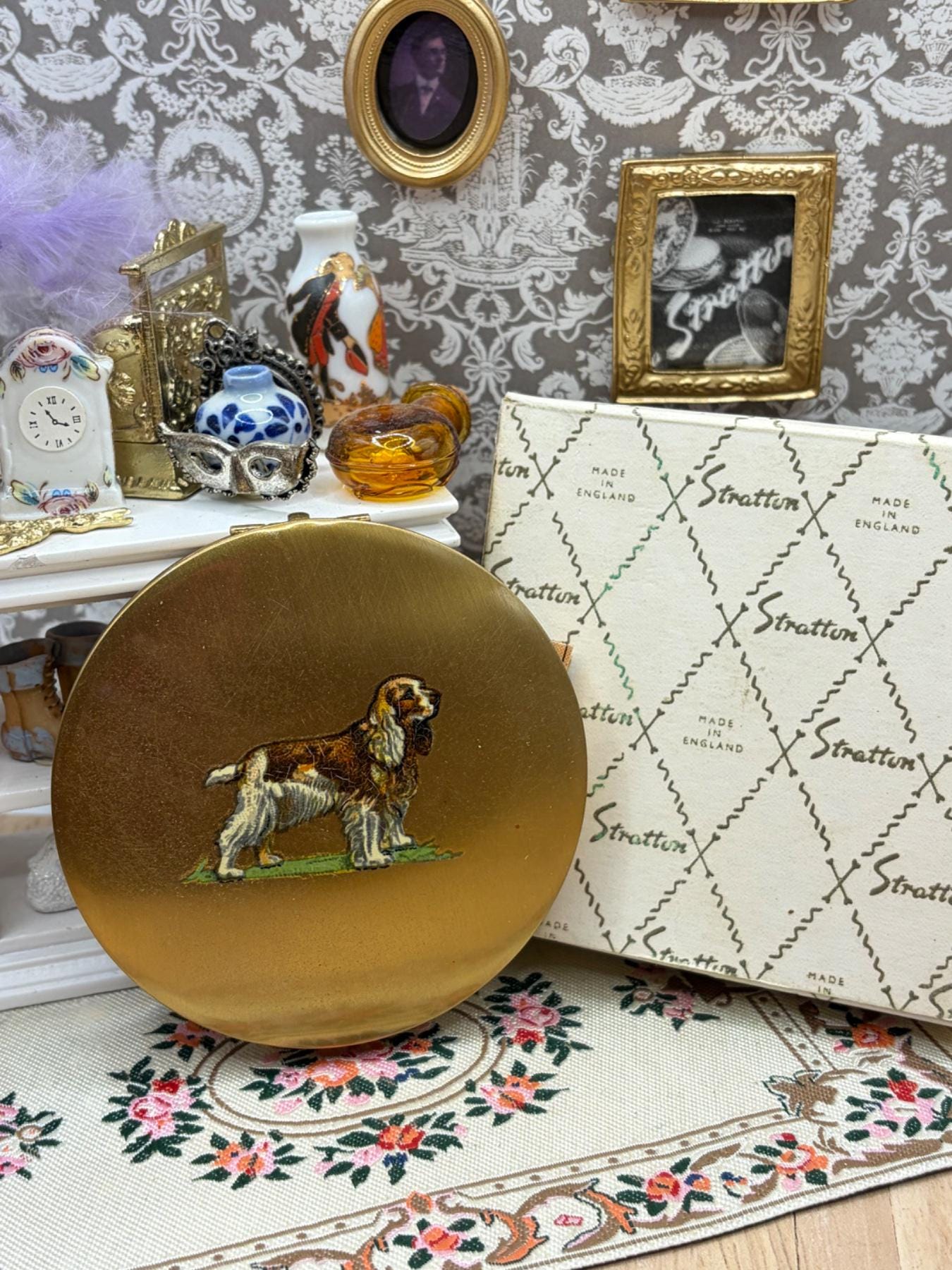 Stratton Vintage Compact Mirror - Etsy