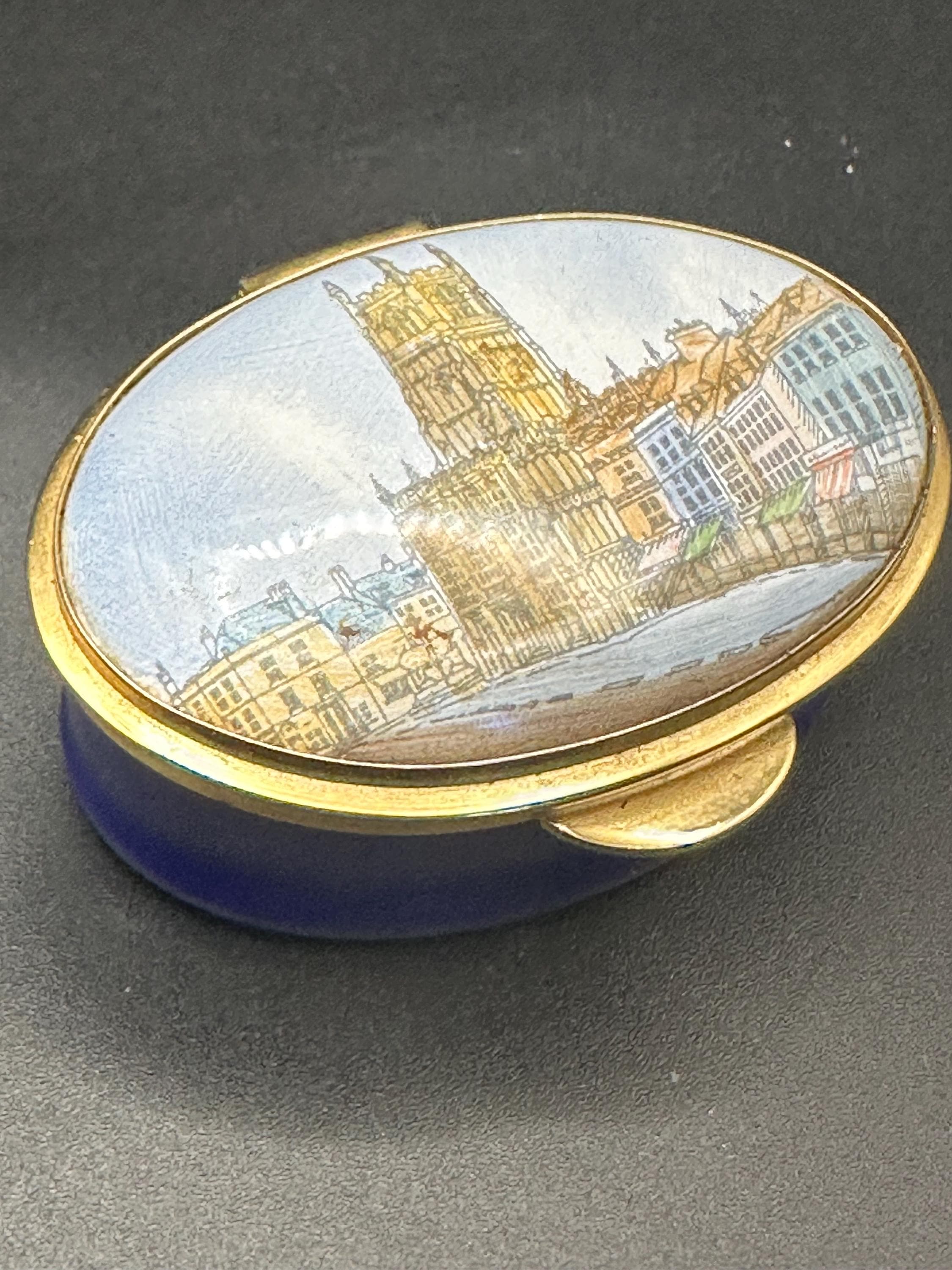 Staffordshire Enamel Box - Etsy Canada