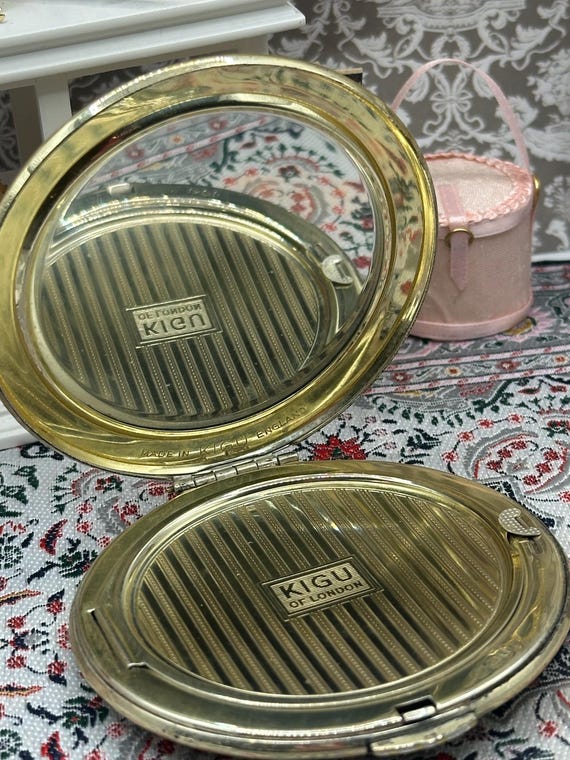 Solid Sterling Silver Kigu Powder Compact | Hallm… - image 5