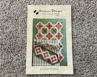 Radish Roses Quilt Pattern by Atkinson Designs