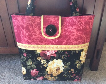 Large Floral Tote