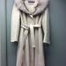 Vintage White Wool Coat