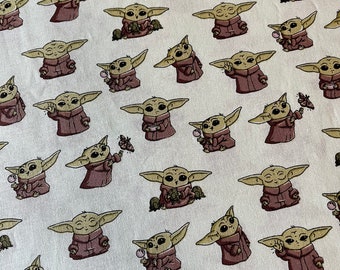 Star Wars Yoda Fabric Pieces - from the Mandalorian