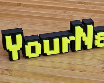 Personalized Runescape Themed Nameplate / 3D Printed Sign Decoration - Ideal Gift for OSRS fans!