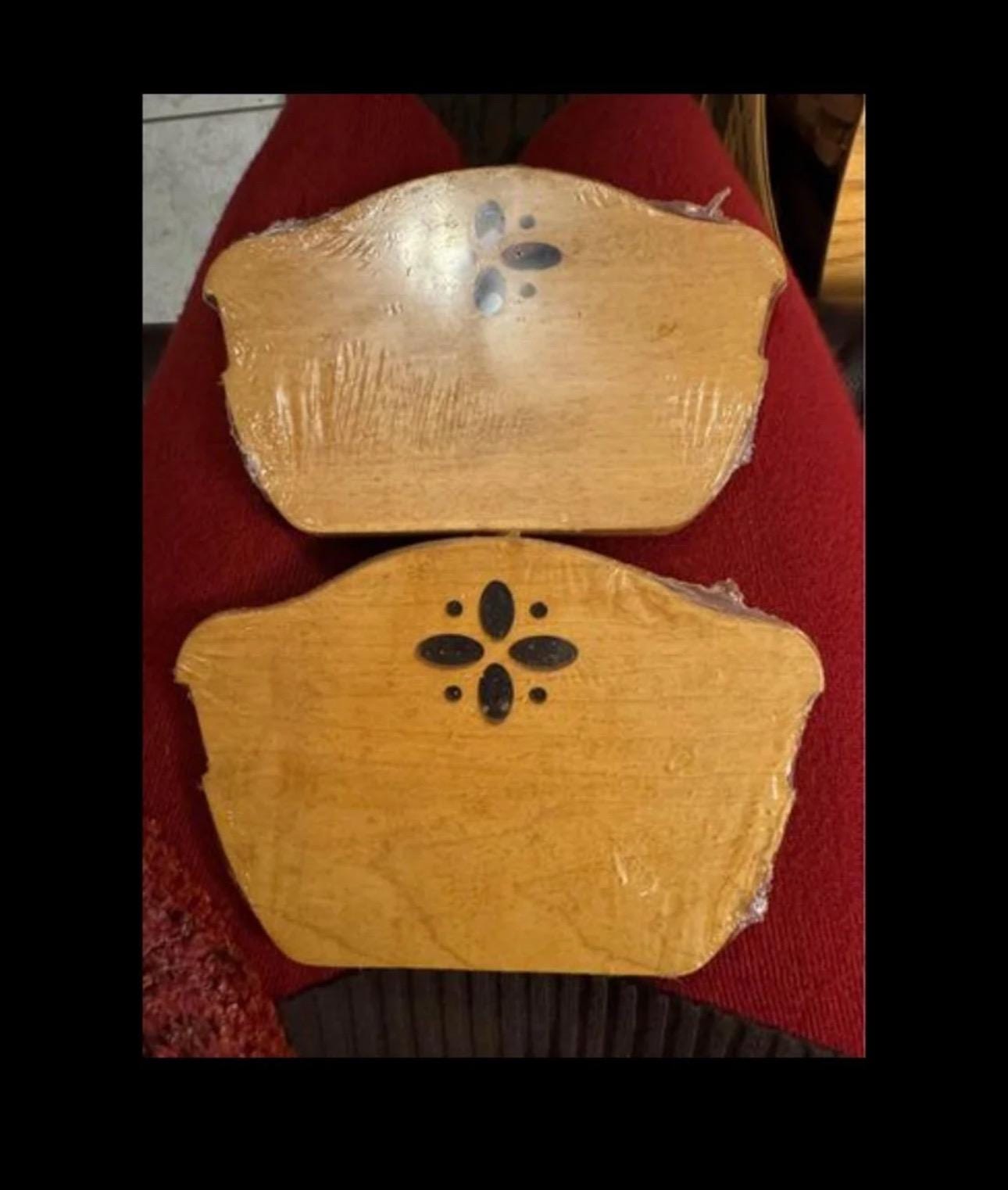 New Longaberger Wood Dividers (2) Bread Single for Basket #50008