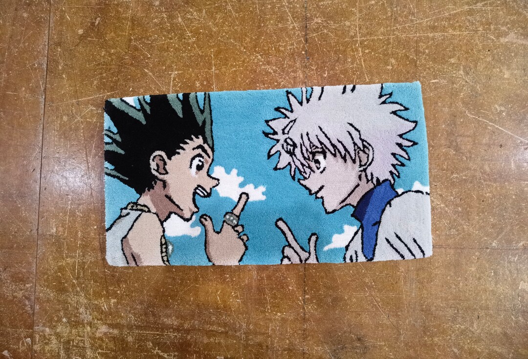 Gon Rug Gon & Killua Hunter X Hunter Anime Rug, Killua and Gon Hunter Hunter ...