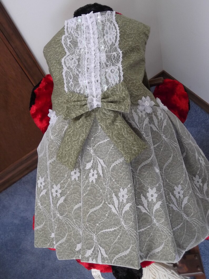 Prom Custom Bridesmaid Dog Dress Wedding Or Special Occasion Check On Timing And Fabrics Made To Order Up To Lbs Pet Dresses Pet Supplies Vadel Com