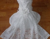 Custom Dog WEDDING dress or outfit - bride groom bridesmaid - prices vary by size and number of pieces