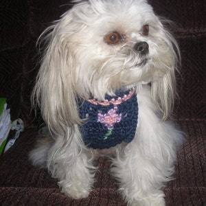 FUZZY has a GIRLFRIEND dog sweater Many colors Westie face avail-2 to 20 lb dogs image 4