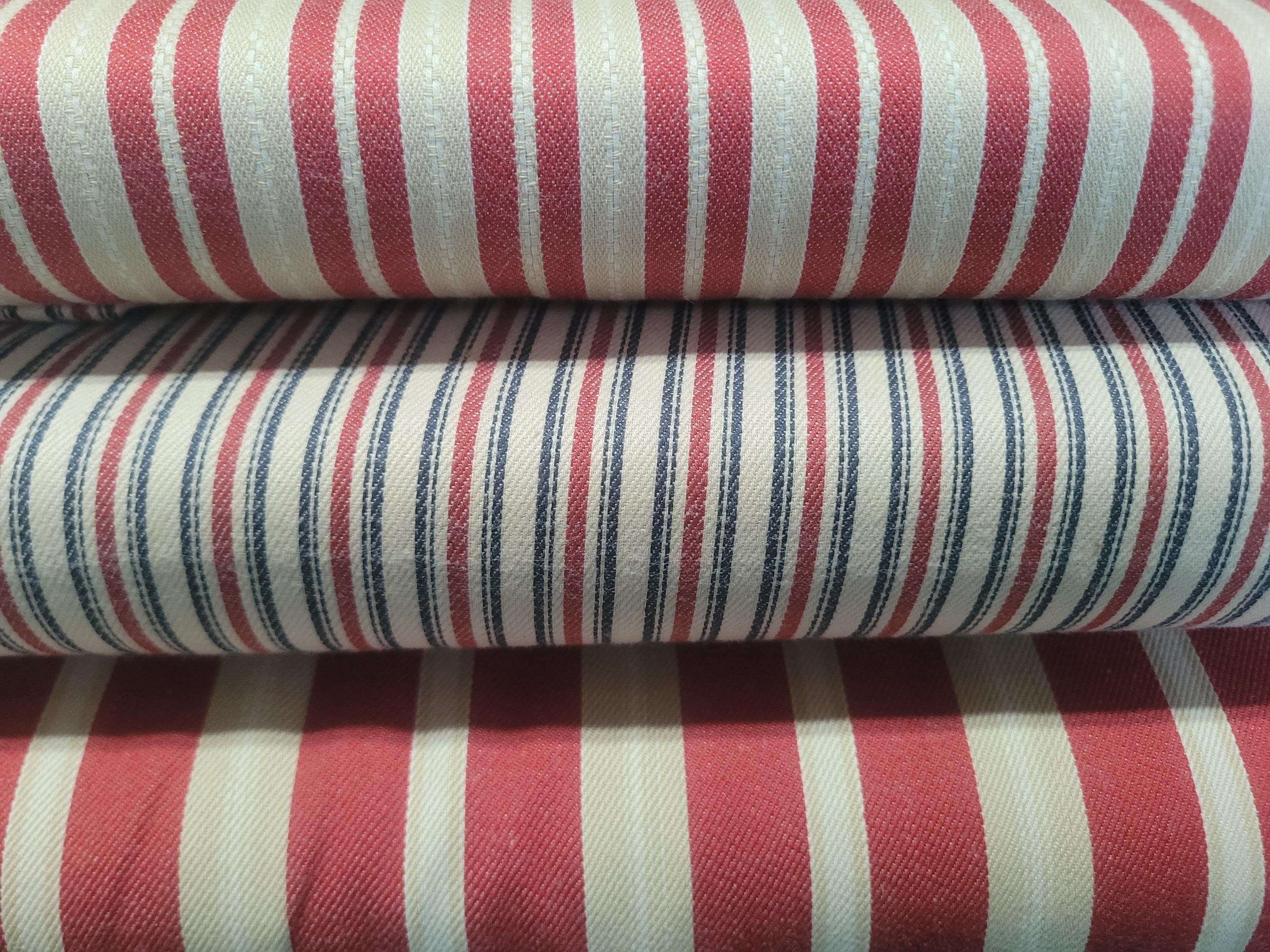Atelier De France OOP Twill Stripe Fabric by French General (Half Yard Cut)