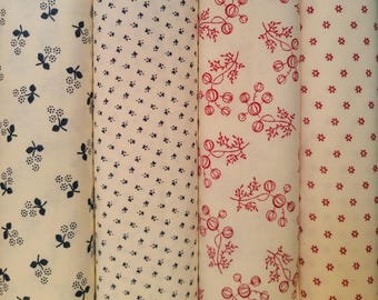 Garden Gatherings Shirtings Fabrics OOP by Primitive Gatherings (Half Yard Cut)