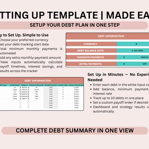 Debt Payoff Tracker Google Sheets Snowball Avalanche Method Calculator Multiple Debts Strategy image 9