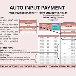 Debt Payoff Tracker Google Sheets Snowball Avalanche Method Calculator Multiple Debts Strategy image 3