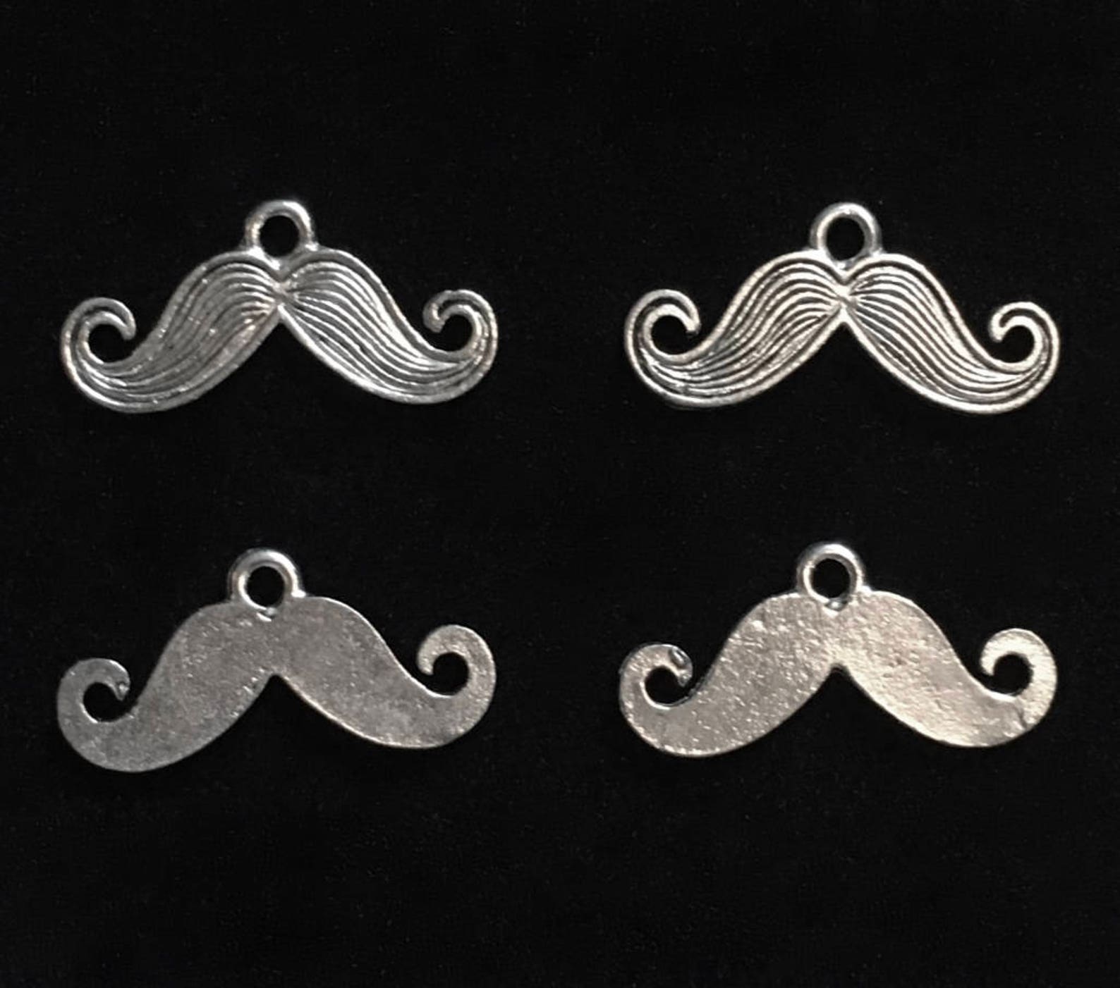 4 silver pewter ballerinas charms, trio of ballerina charms, ballet charms (qb103) - new charm