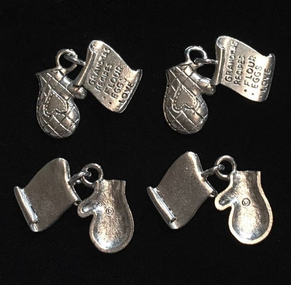 4 Silver Pewter Monkey Charms (qb105) - New Charm - Etsy
