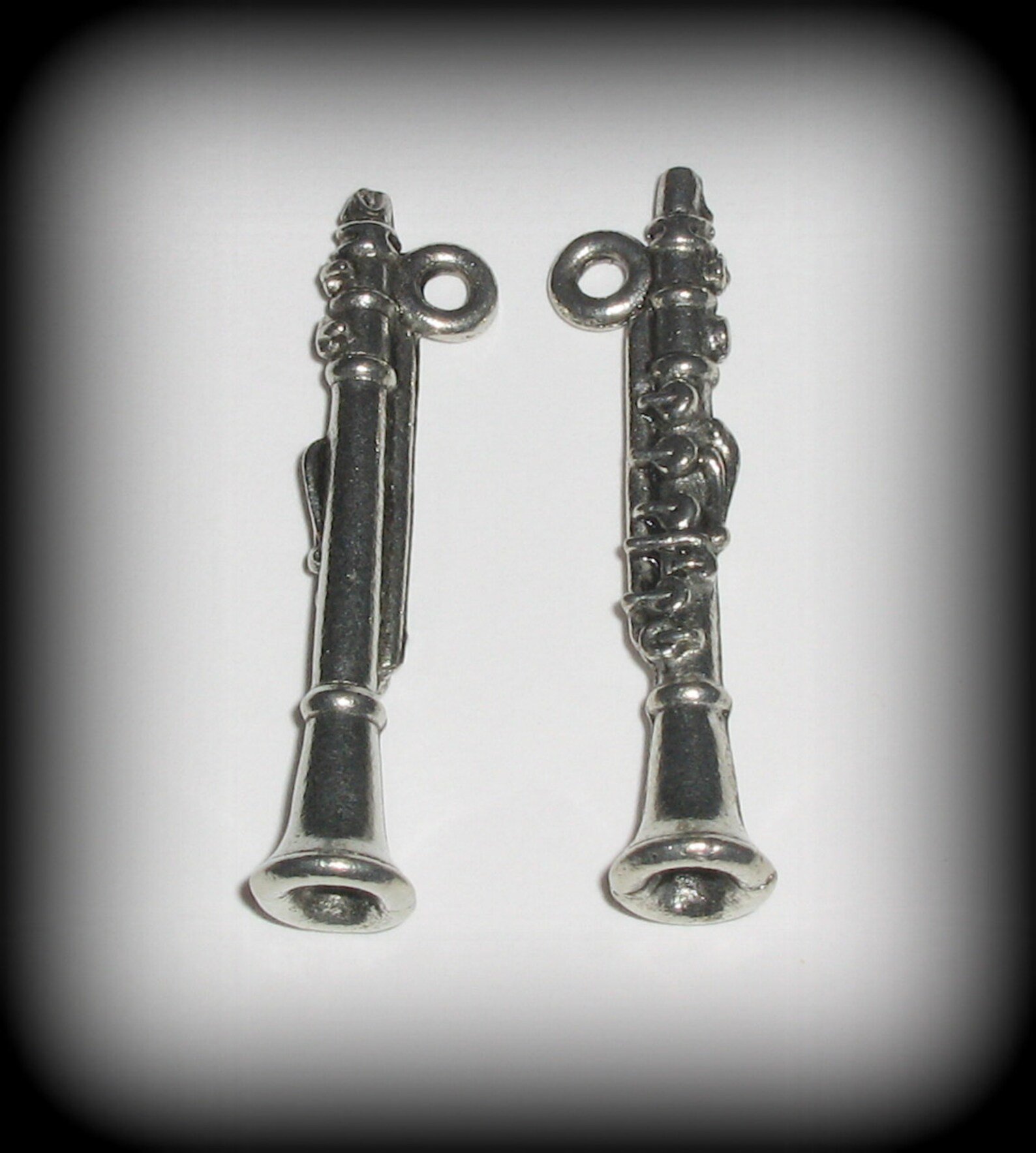 8 silver pewter ballet shoe charms (qb41) - new charm 8 silver pewter ballet shoe charms (qb41) - new charm