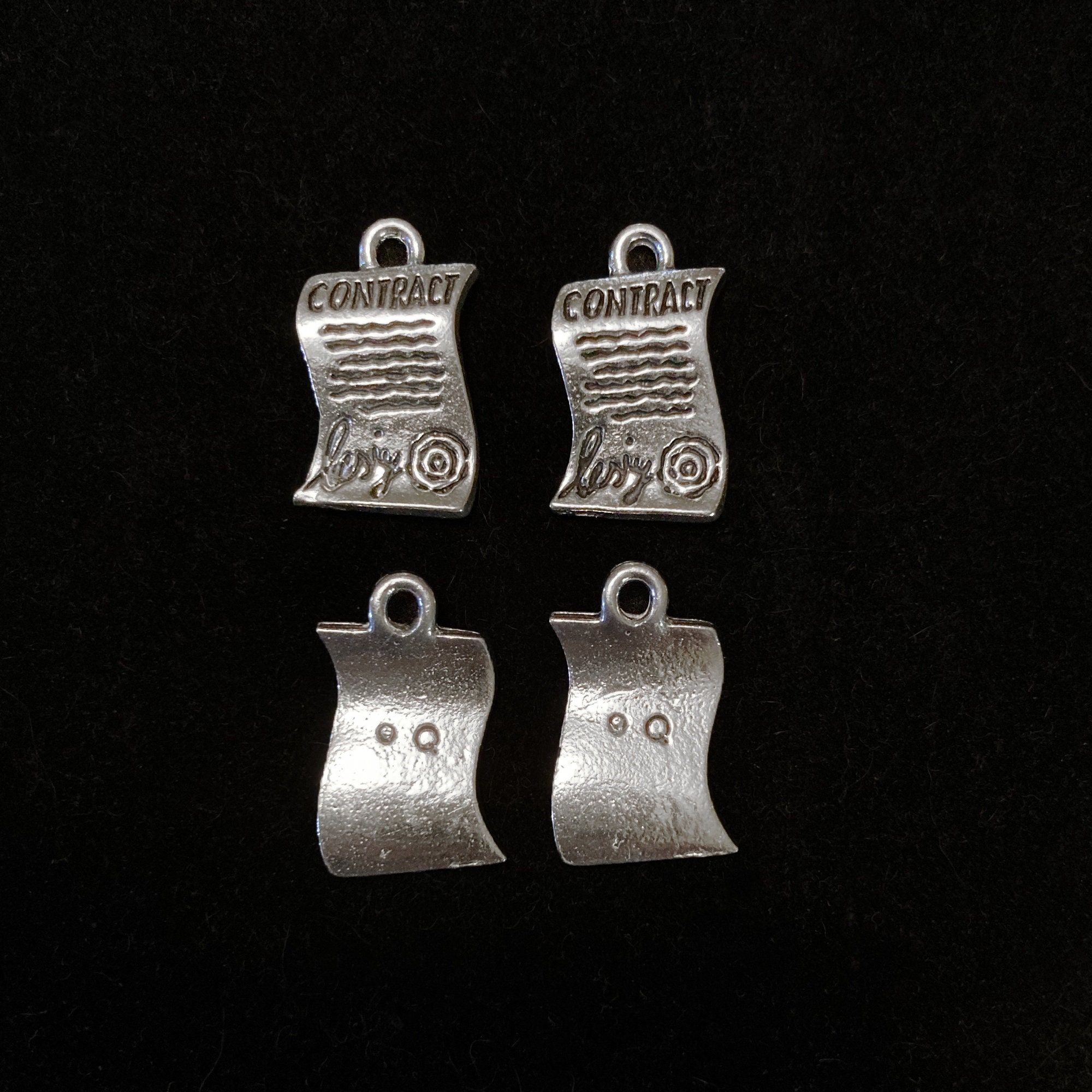 4 Silver Judges Gavel Charms qb226 Etsy UK