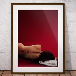 The Substance Poster | The Substance (2024) poster | Modern Minimalist Wall Art | Home Decor for Living Room & Bedroom