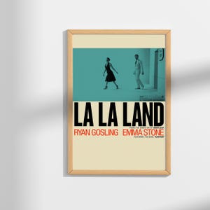 LA LA LAND Poster / lalaland poster / Arte murale minimalista moderna / Arredamento per la casa per soggiorno e camera da letto