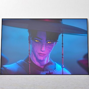 K-Pop Demon Hunters Poster | K-Pop Demon Hunters movie poster | Modern Minimalist Wall Art | Home Decor for Living Room & Bedroom