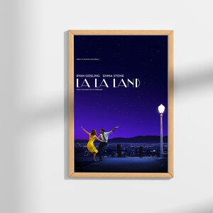 LA LA LAND Poster | lalaland Poster | Moderne minimalistische Wandkunst | Home Decor für Wohnzimmer & Schlafzimmer