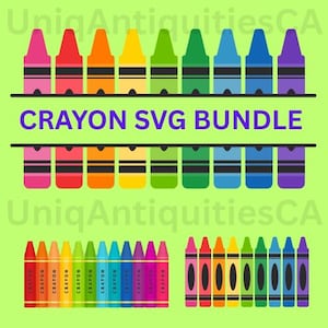 Crayon Monogram and Pen Wrap PNG | Crayon svg Bundle | Teacher Tumbler & Clipart | Pencil and Split Monogram SVG | Digital Download