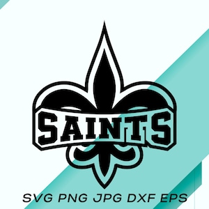 Paquete SVG de la flor de lis de los Santos: 20 diseños (descarga digital)