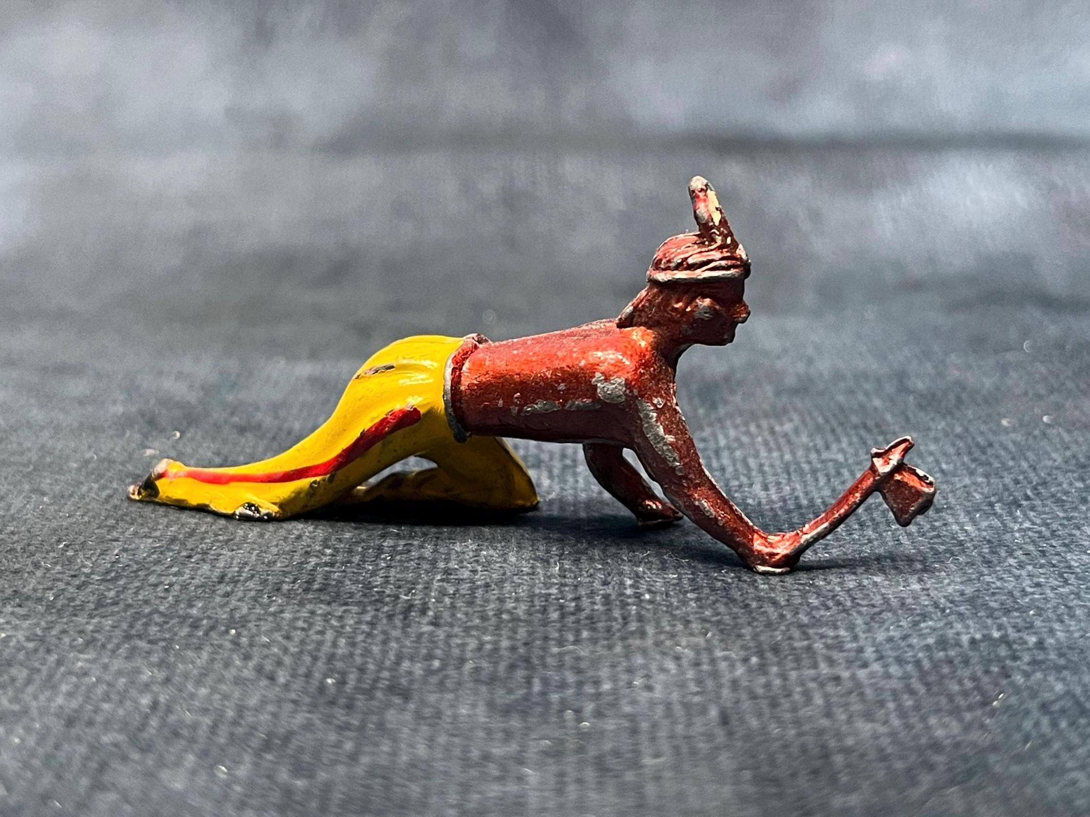 Native American Indian Spielzeugsoldat Figur von Britains, c1950