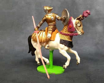 Horseguard Household Cavalry soldat monté sur casque empanaché panache