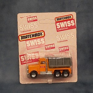 Vintage Matchbox Toy Car, 1980&#39;s Matchbox Swiss Collection in Original Box Unopened