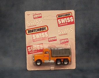 Vintage Matchbox Toy Car, 1980&#39;s Matchbox Swiss Collection in Original Box Unopened