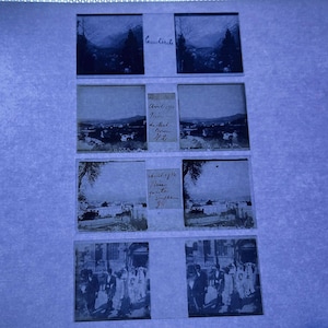 Collection of Edwardian Glass Picture Slides, c1910-1920, Mixed Subject, Antique Glass Lantern Slides