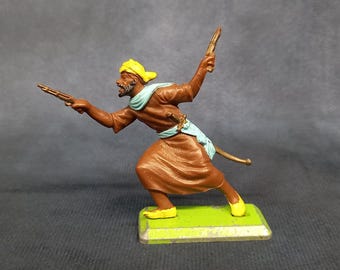 1970's Britain's Arab Warrior, Vintage Deetail Figurine By Britains