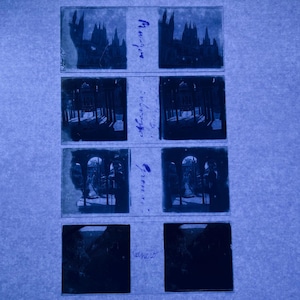 Collection of Edwardian Glass Picture Slides, April 1914, Mixed Subject, Antique Glass Lantern Slides