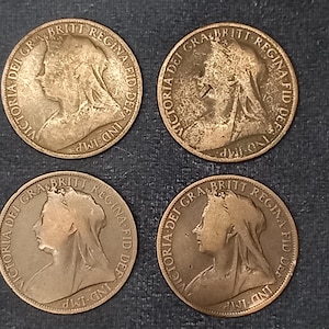 Victoria one penny - Etsy 日本