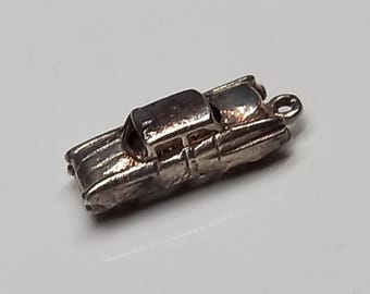 Vintage Sterling Silver Charm, Silver Charm Bracelet Charm, Car Charm