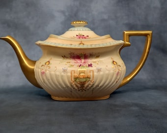 Antique Teapot, Crowndevon Fieldings Dora Pot, c1914