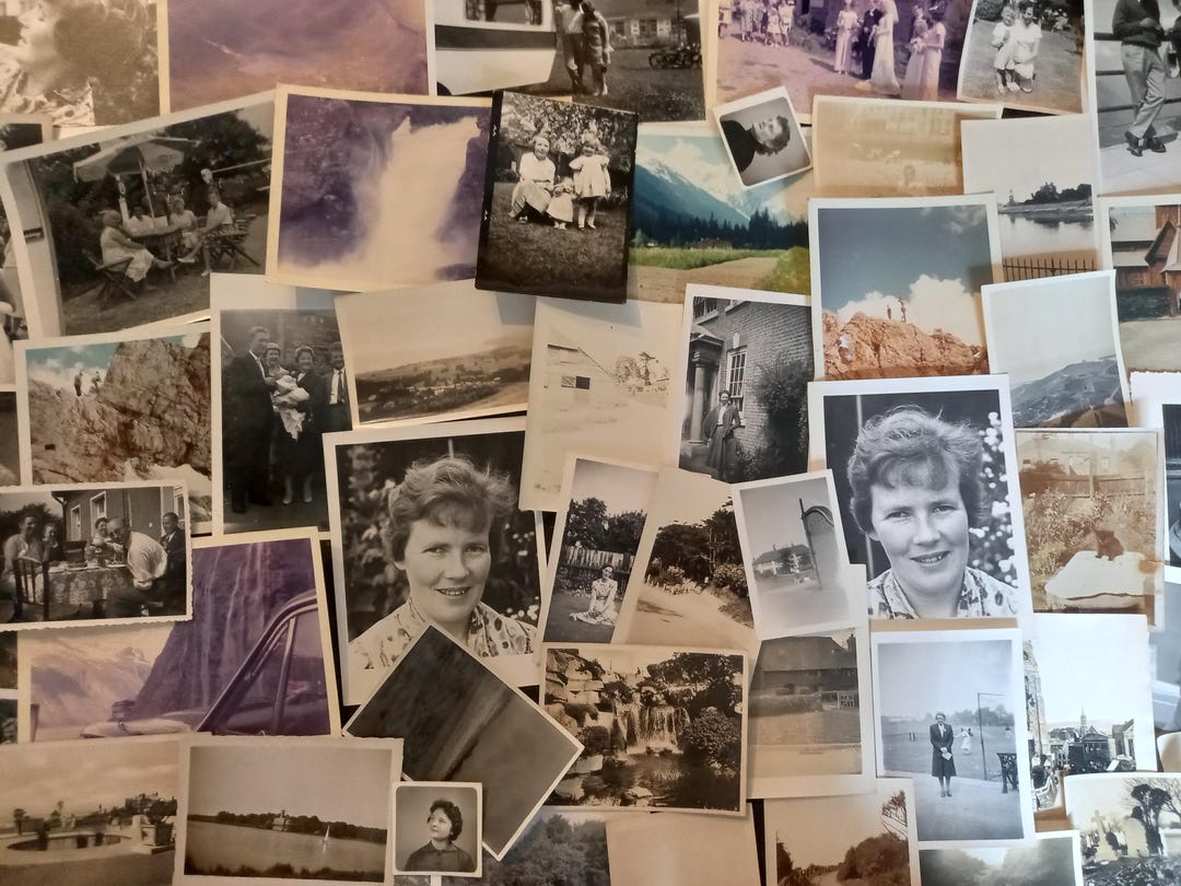 50 Assorted Vintage European Photographs, Black and White - Etsy