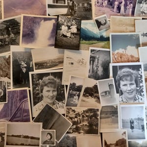 50 Assorted Vintage European Photographs, Black and White