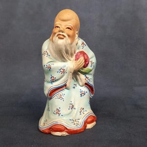 Chinese Figure, Nice Quality Hand Painted Vintage Porcelain Figurine