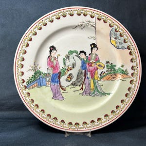 Chinese Display Picture Plate - 26.4cm, Decorative Display Plate
