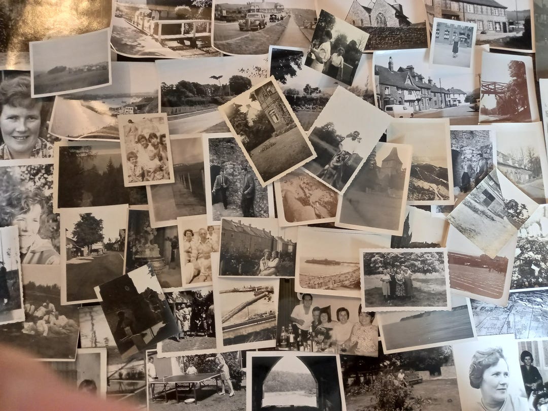 50 Assorted Vintage European Photographs, Black and White - Etsy