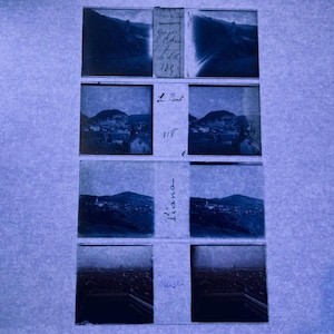 Collection of Edwardian Glass Picture Slides, c1910’s, Mixed Subject, Antique Glass Lantern Slides
