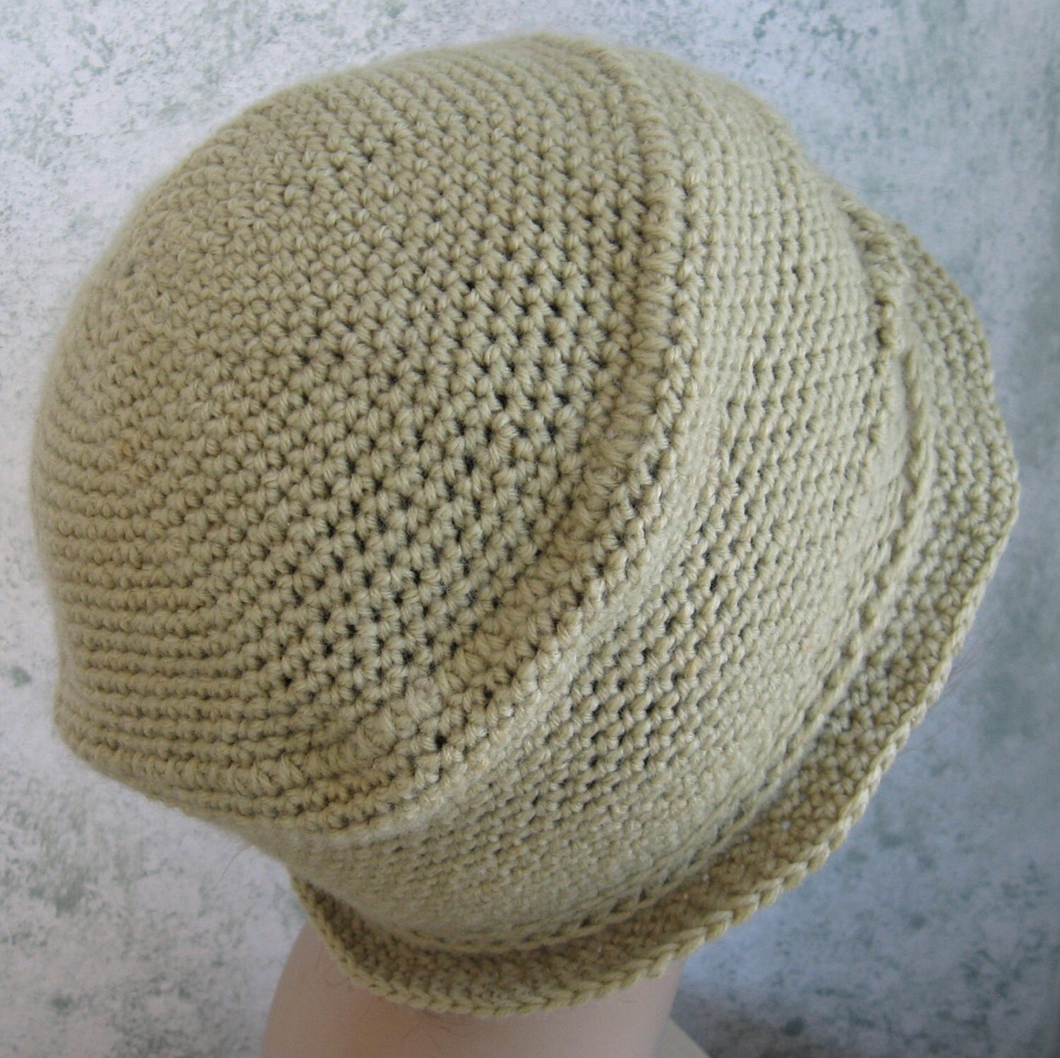 Flapper Hat Pattern Free Crochet Pattern Womens Flapper Hat Brimmed With Free Form Trim Instant ...